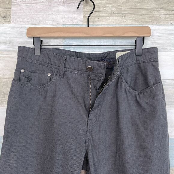 English Laundry Walker Pants Gray Patterned 5 Pocket Slim Leg Casual Mens 32x32 - Picture 3 of 10